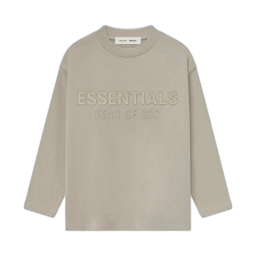 Fear of God Essentials Kids Classic Long Sleeve Tee Timber