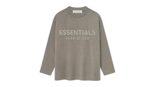 Fear of God Essentials Kids Classic Long Sleeve Tee Homestead Heather