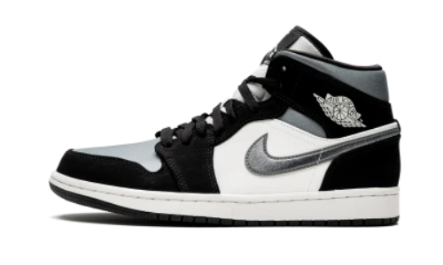 Jordan 1 Mid Satin Grey Toe