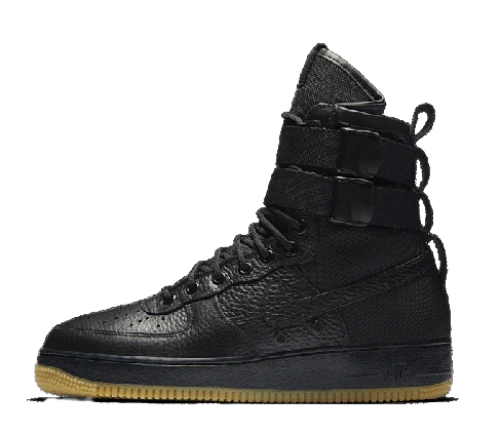 Nike SF Air Force 1 Black Gum (No Bag) (2017)