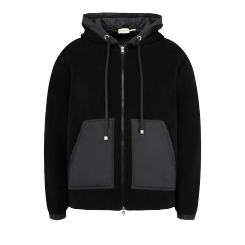 Moncler Zip Up Cardigan 'Black'