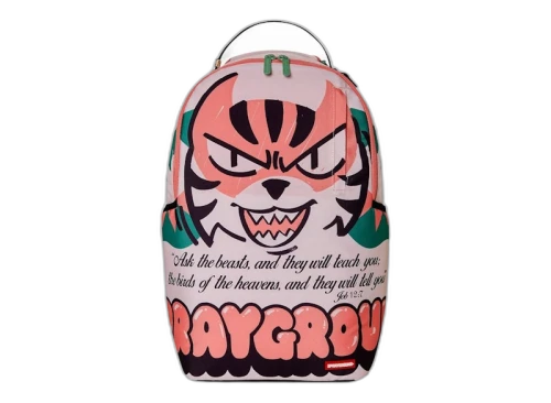 Sprayground Untamed Tiger Face DLXR Backpack Pink