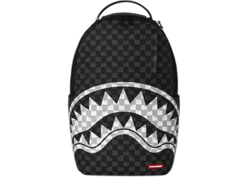 Sprayground Check Shark Backpack Black