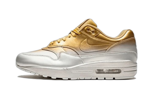 Nike Air Max 1 LX Metallic Gold Metallic Platinum (Women's)