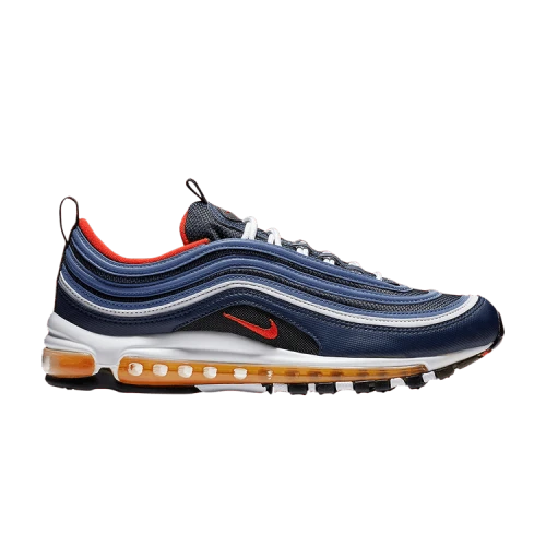 Nike Air Max 97 Midnight Navy Habanero Red