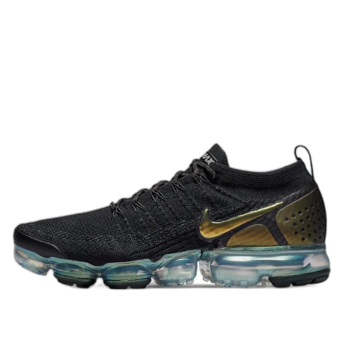Nike Air VaporMax Flyknit 2 Black Metallic Silver Multi-Color