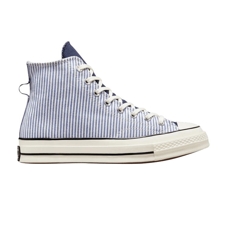 Converse Chuck Taylor All Star 70 Hi Hickory Stripe Washed Indigo