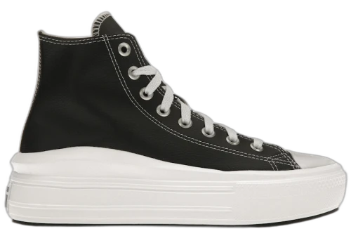 Converse Chuck Taylor All Star Move Platform Foundational Leather Black White