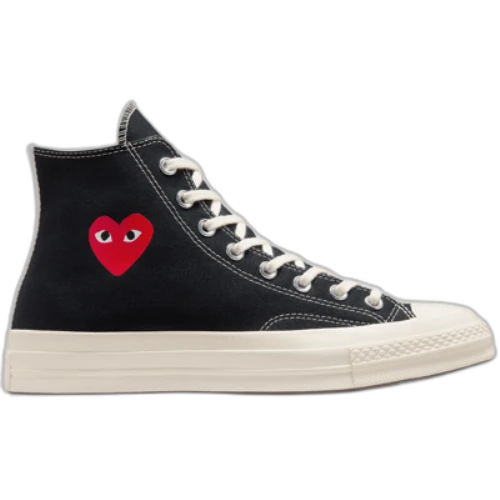 Converse Chuck Taylor All Star 70 Hi Comme des Garcons PLAY Single Heart Black