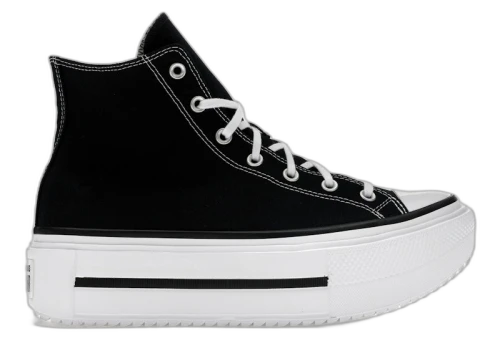 Converse Chuck Taylor All Star Lift Double Stack Hi Black White