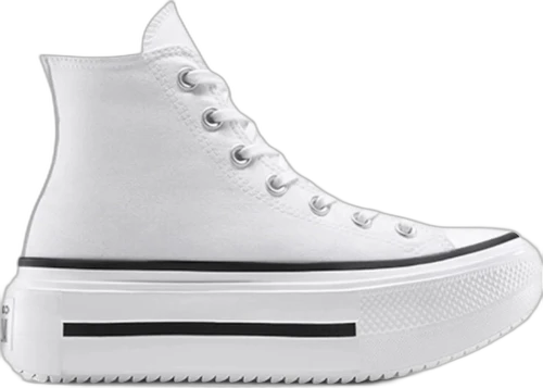 Converse Chuck Taylor All Star Lift Double Stack Hi White Black