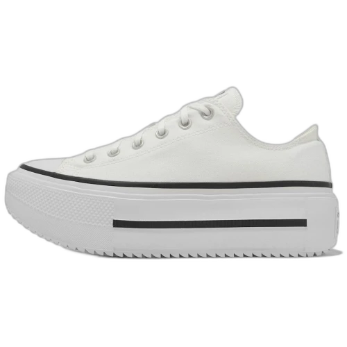 Converse Chuck Taylor All Star Lift Double Stack Low White Black