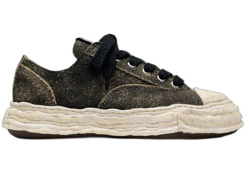 Maison Mihara Yasuhiro Peterson 23 OG Sole Vintage Suede Low Black White