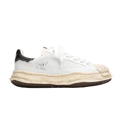 Maison Mihara Yasuhiro Blakey OG Film Attached Canvas Low White
