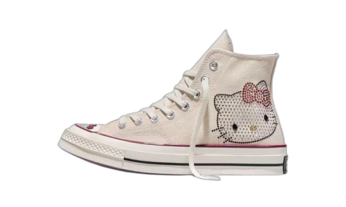 Converse Chuck 70 Hi Hello Kitty Swarovski Egret
