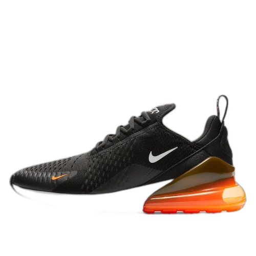 Nike Air Max 270 Black White Total Orange