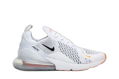 Nike Air Max 270 White Black Total Orange