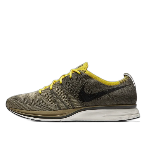 Nike Flyknit Trainer Cargo Khaki Bright Citron
