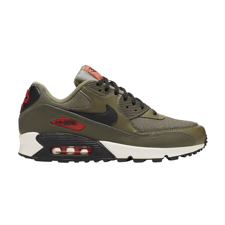 Nike Air Max 90 Medium Olive Black Team Orange