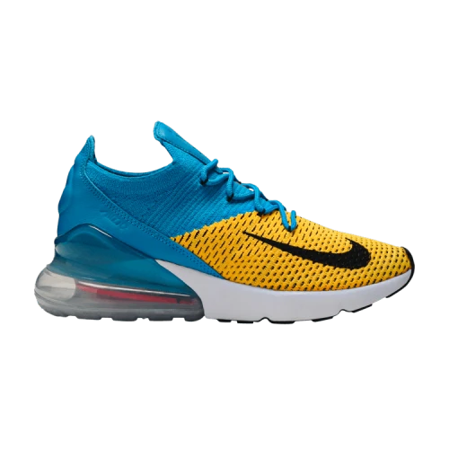 Nike Air Max 270 Flyknit Laser Orange Blue Orbit