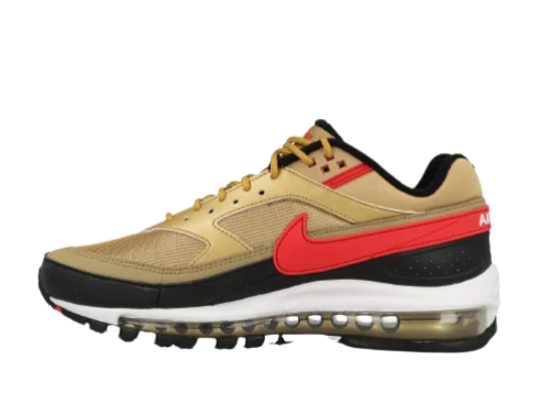 Nike Air Max 97 BW Metallic Gold University Red Black