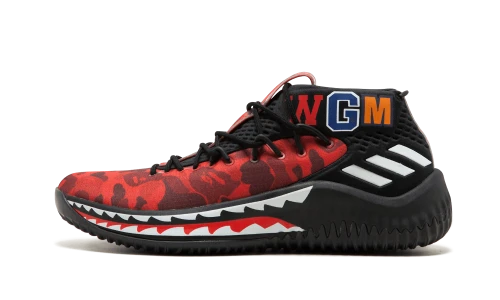 adidas Dame 4 A Bathing Ape Red