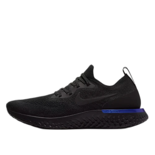 Nike Epic React Flyknit Black Racer Blue