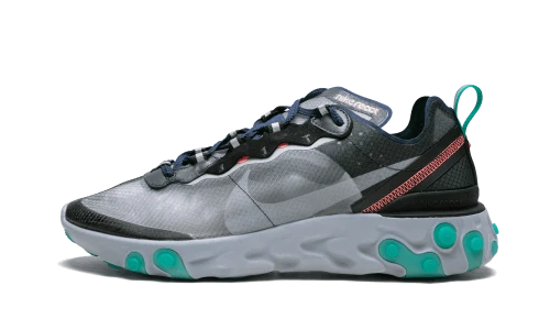 Nike React Element 87 Black Neptune Green