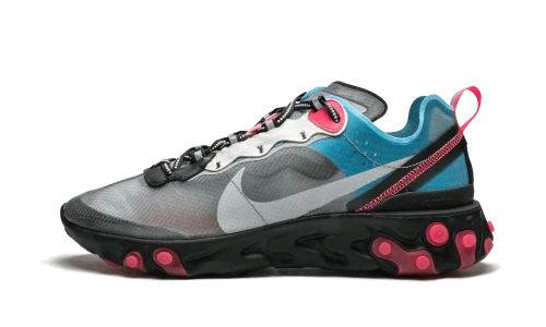 Nike React Element 87 Blue Chill Solar Red