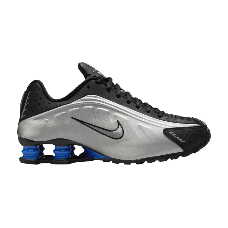 Nike Shox R4 Metallic Silver Black Racer Blue (Women's)