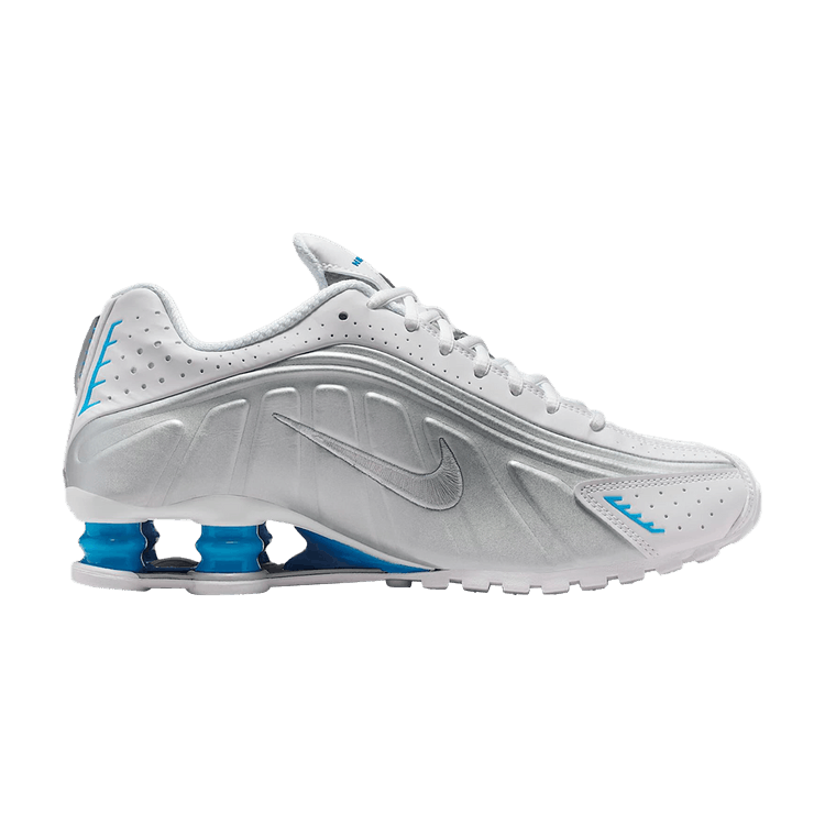 Nike Shox R4 White Blue Hero Silver (Women's)