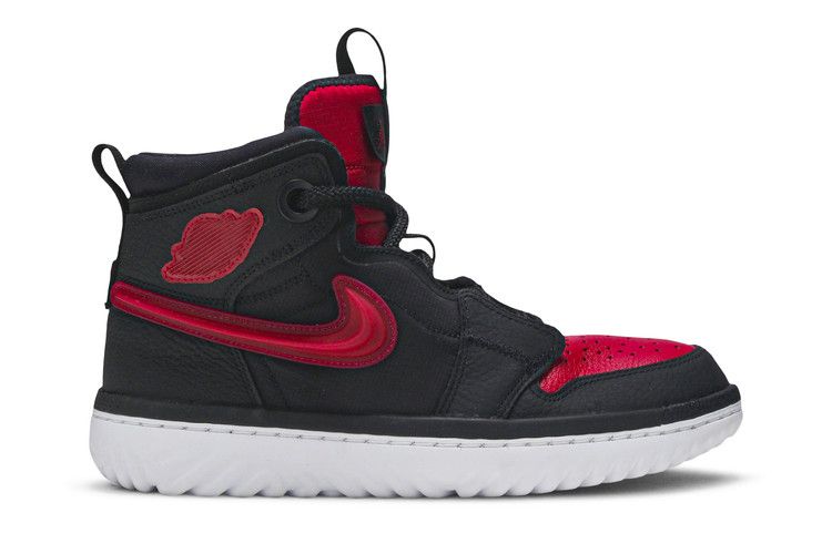 Jordan 1 High React Black Noble Red