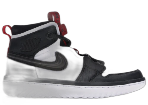 Jordan 1 High React Black White Gym Red