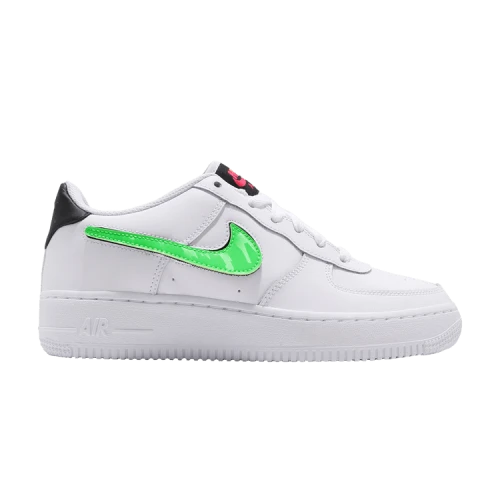 Nike Air Force 1 Low Removable Swoosh White Green Strike (GS)