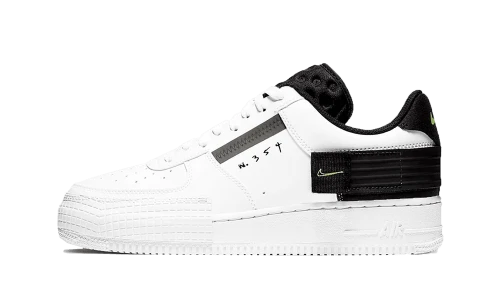 Nike Air Force 1 Type White Black Volt