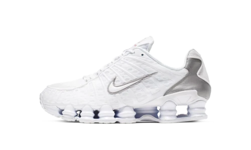 Nike Shox TL White Metallic Silver