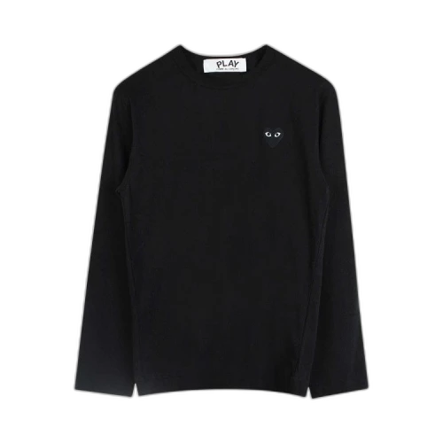 Comme des Garcons Play Black Emblem L/S T-shirt Black