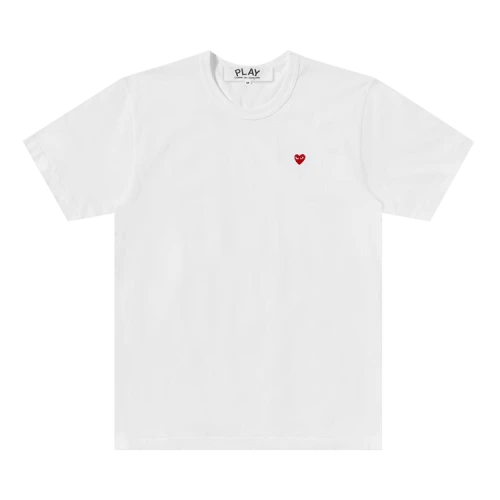 Comme des Garcons Play Mini Embroidered Heart T-shirt White