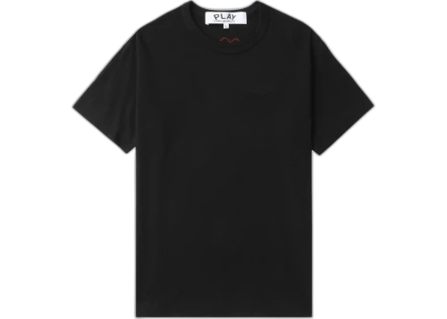 Comme des Garcons PLAY Heart Emblem Tee Black/Red