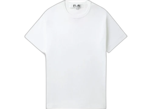 Comme des Garcons PLAY Heart Emblem Tee White/Red