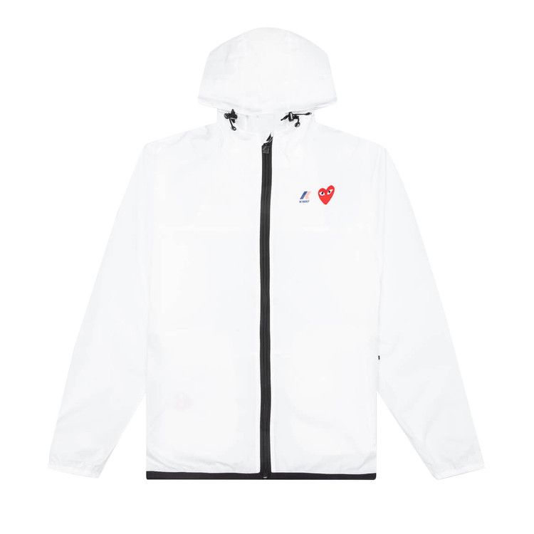 Comme des Garçons PLAY x K Way Full Zip Jacket 'White'