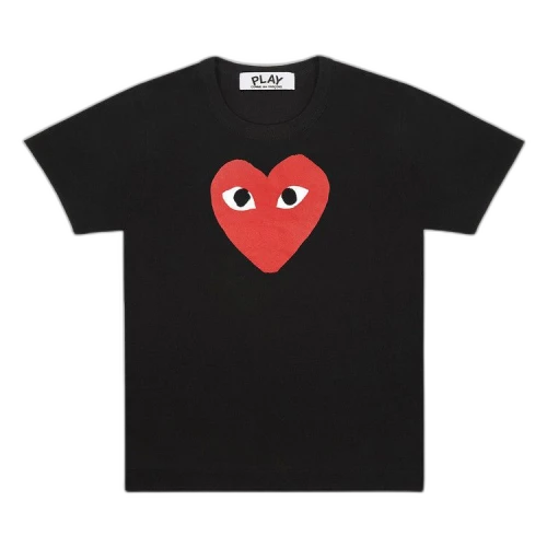 Comme des Garcons PLAY Play Red Heart T-shirt Black