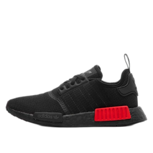 adidas NMD R1 Core Black Lush Red