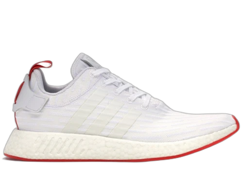 adidas NMD R2 White Core Red Two Toned