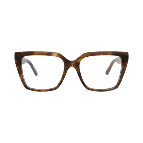 Balenciaga Square-Frame Acetate Optical Frames Havana Havana Transparent (BB0130O-30010023-008)