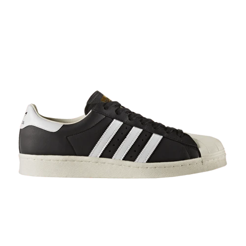 adidas Superstar Black/White-Gold Metallic