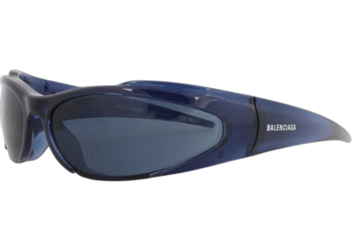 Balenciaga Shield-Frame Bio Injection Sunglasses Blue Blue Blue (BB0253S-30013966-003)