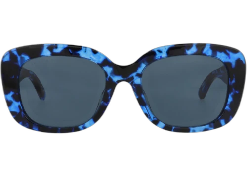 Balenciaga Square-Frame Recycled Acetate Sunglasses Blue Blue Blue (BB0295SK-30014542-004)