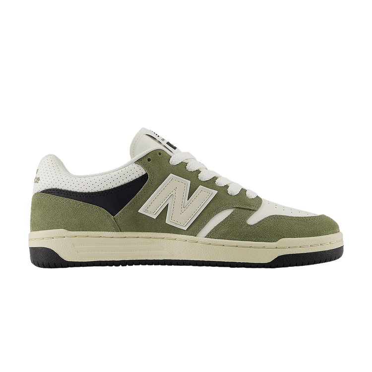 New Balance 480 Dark Olivine Sea Salt