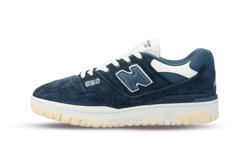 New Balance 550 Natural Indigo Suede